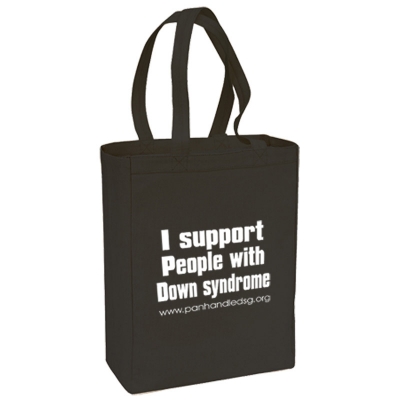 CANVAS GUSSET SHOPPING TOTE